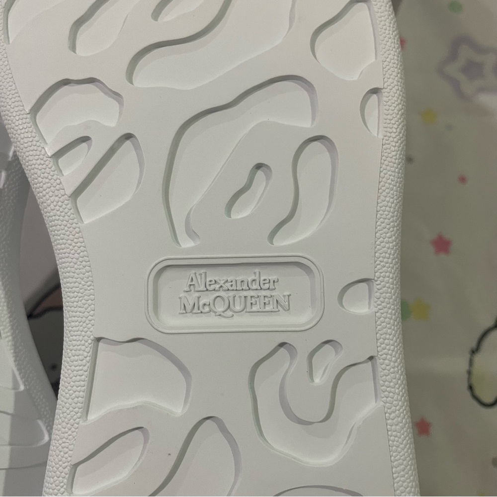 Alexander McQUEEN White Leather Oversized Sneaker - Picture 8 of 9